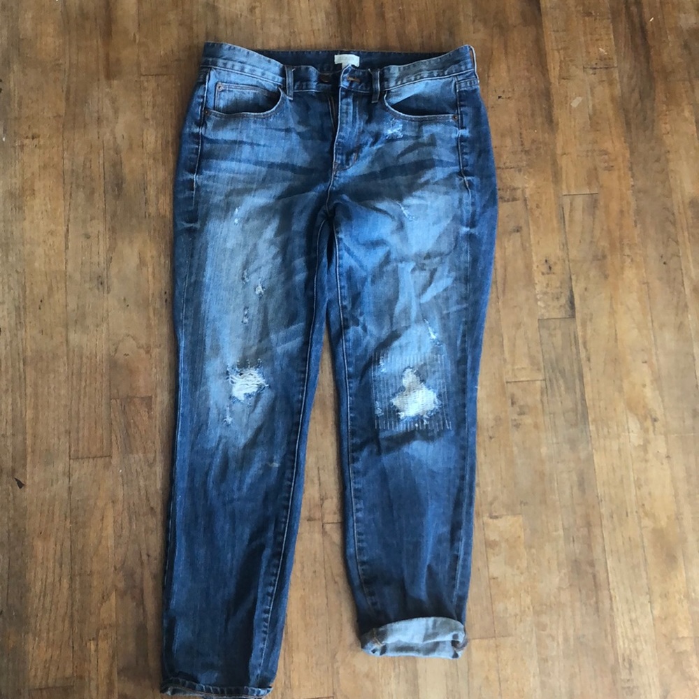Jcrew boyfriend fit jeans